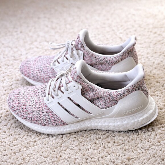 Adidas Shoes - Adidas UltraBoost 4.0 Women's Running Shoes Size 9.5 Pink White